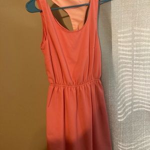 Small, pink sun dress